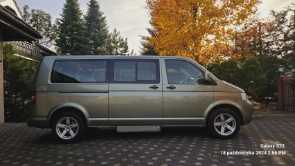Volkswagen VW T5 Winda dla niepełnosprawnych - Przewóz osoby na wózku - Auto dla inwalidy - Samochód dla niepełnosprawnych - Poznań