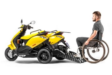 Piaggio Zip Skuter dla osób na wózku inwalidzkim