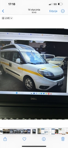 Fiat Doblo z rampą dla niepełnosprawnych