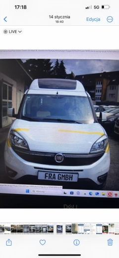 Fiat Doblo z rampą dla niepełnosprawnych